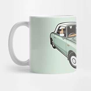 Nissan Figaro Emerald Green Mug